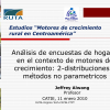 Estudios motores de crecimiento rural en Centroamérica Encuesta de hogares métodos no paramétricos CATIE 2010